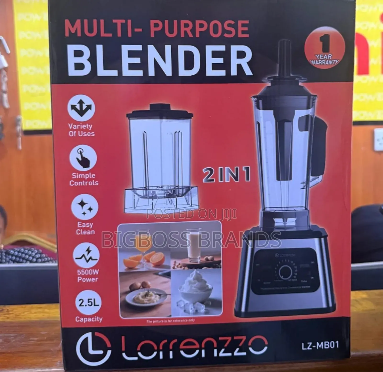 Lorrenzo Multipurpose Blender 2in1