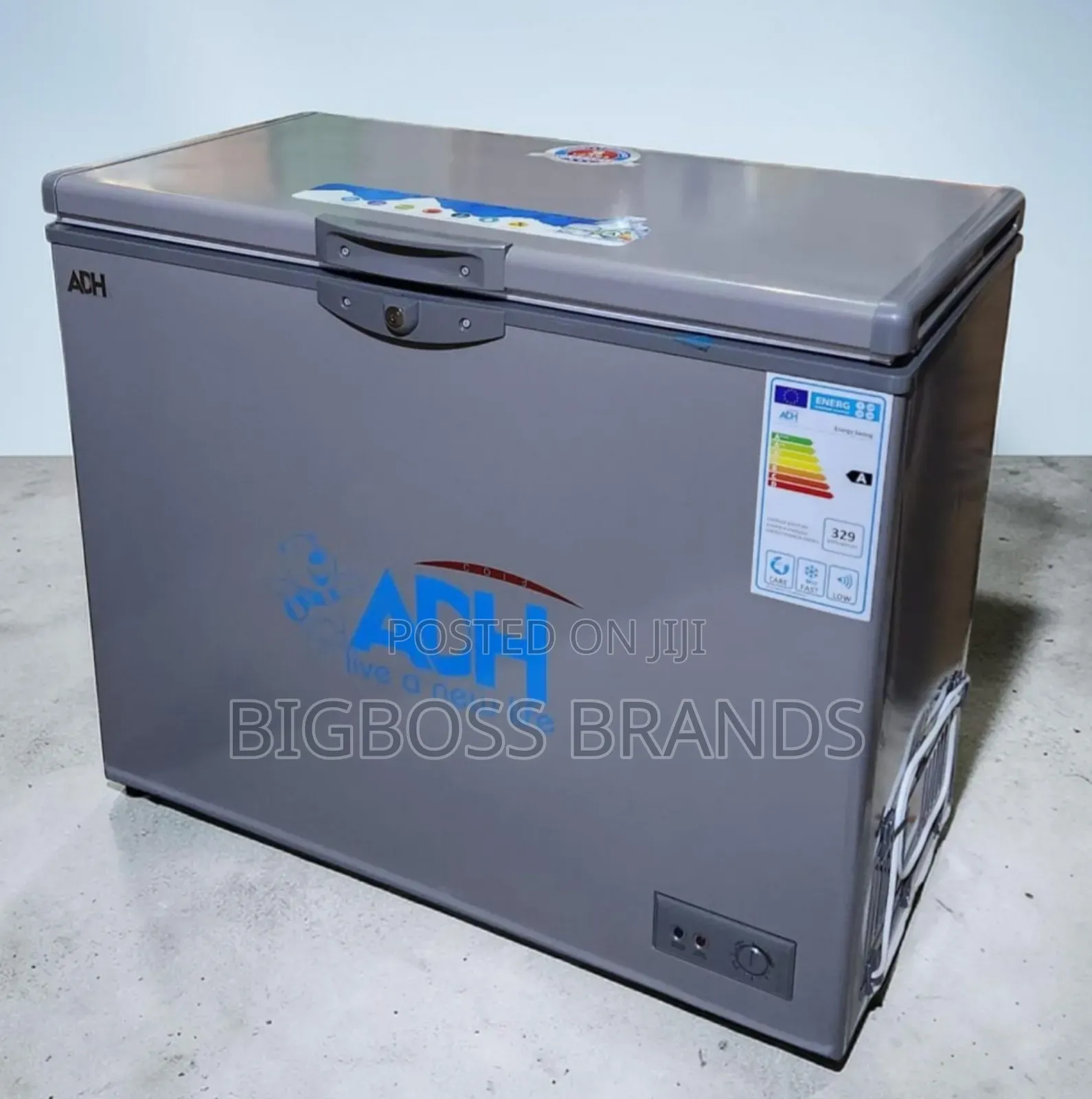 Adh Freezer 250 Liters [Gray]