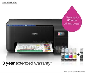 Epson Printer Ecotank L3251
[Sku: C11cj67409]