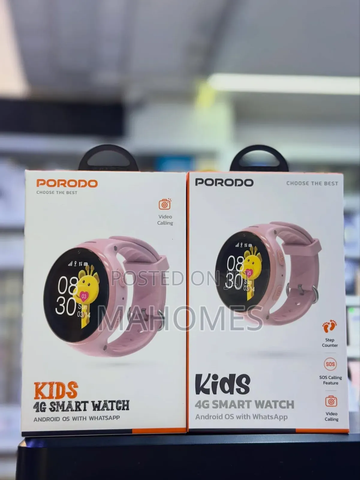 Porodo Kids Smart Watch Android Os With Whatsapp