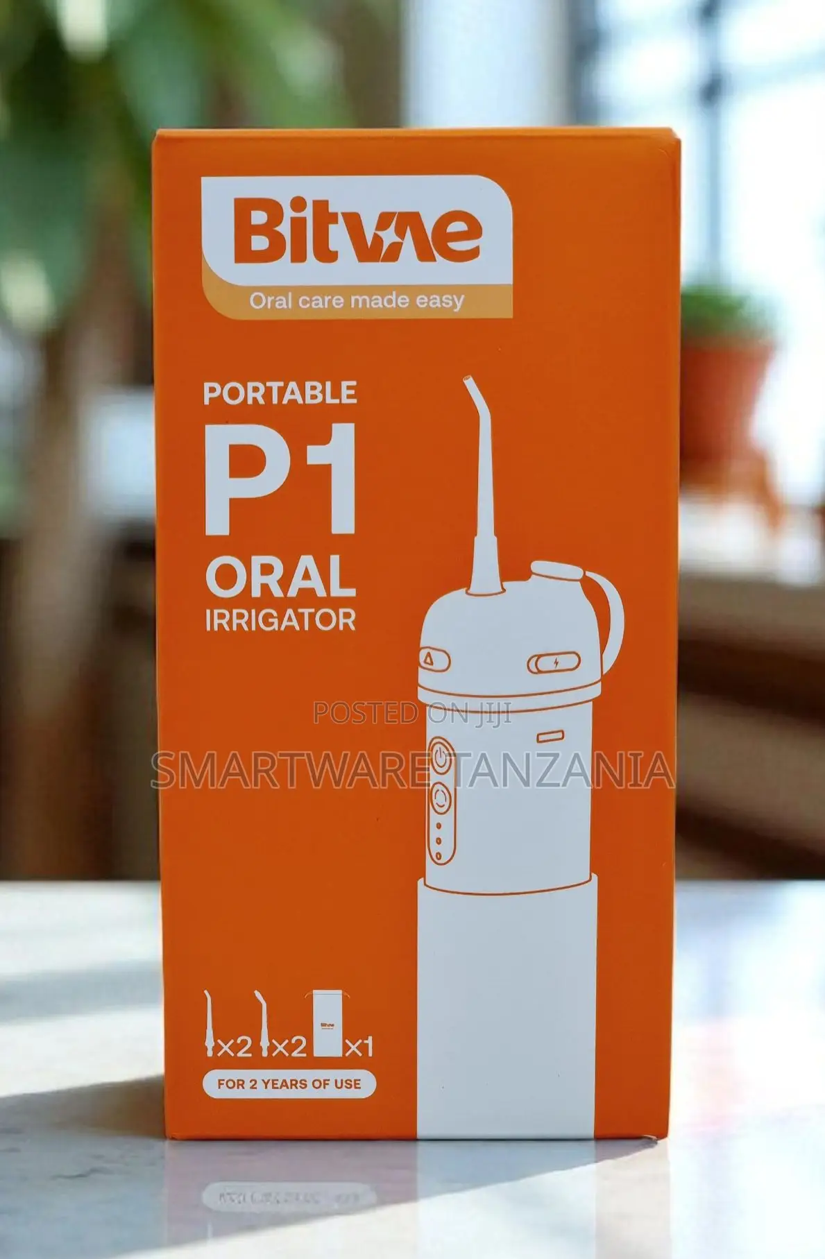 Bitvae P1 Portable Oral Irrigator 5 Tips Compact Travel Water Flosser