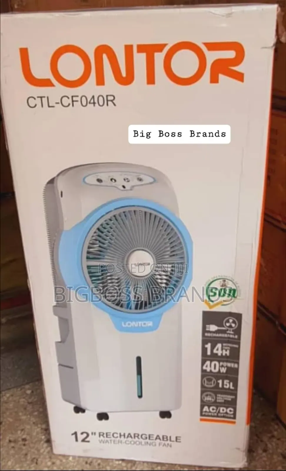 Lontor Rechargeable Air Cooler 15 Liters