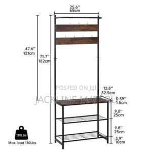 Multifunctional Shoe and Hat Rack