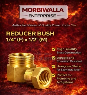 Brass Reducer Bush 1⁄4 By 1⁄2"