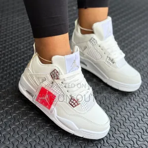 Jordan 4 Brand New Men's and Women's Leather New Sneaker Shoes