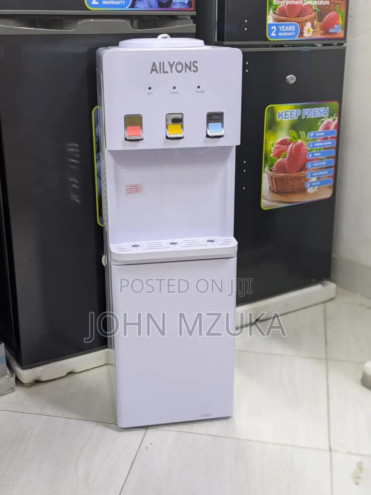 Water Dispenser 3 Ways From Ailyons With White Color