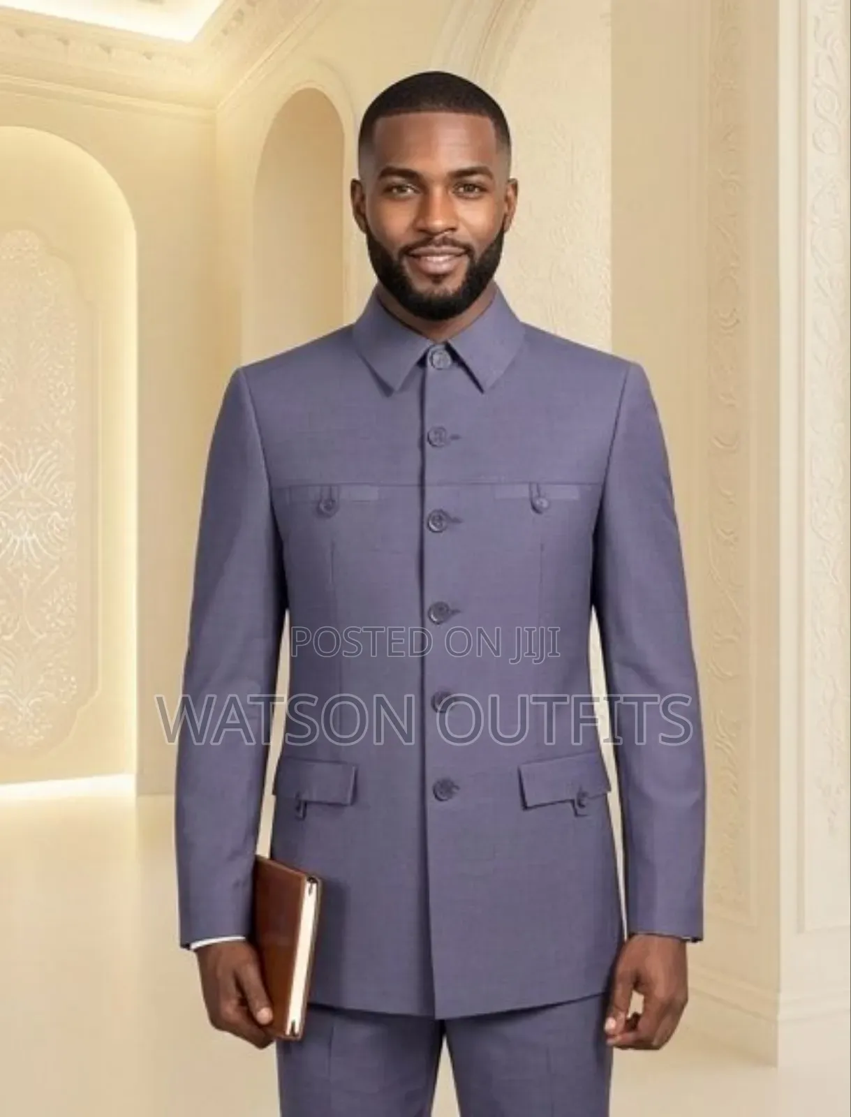 Gray Colour Turkey Made or Turkey Origin Men's Safari Suits