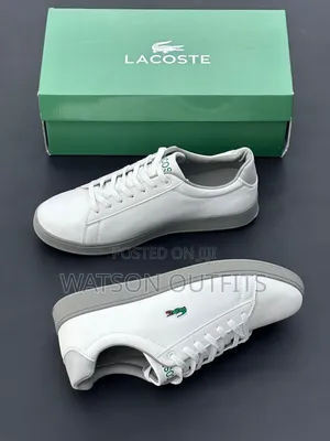 Lacoste Brand 4 Colours Men's Leather Shoes New and Original