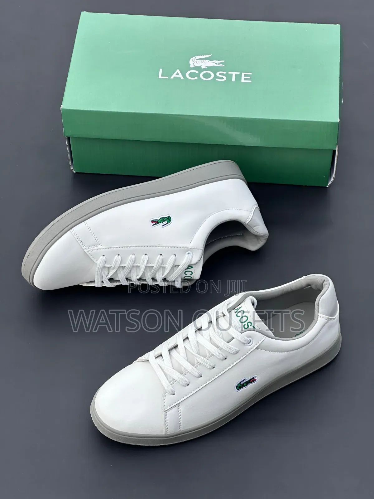 Lacoste Brand 4 Colours Men's Leather Shoes New and Original