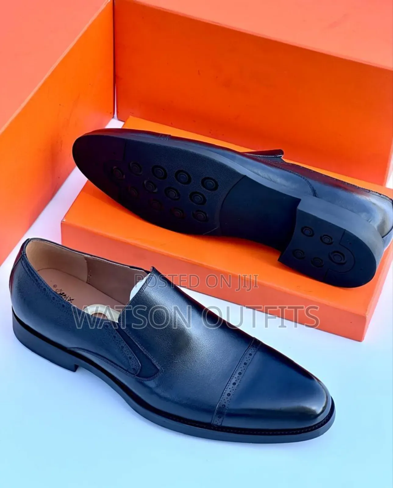 Anax Brand Big Size 47 48 49 Men's Leather New and Original Shoes