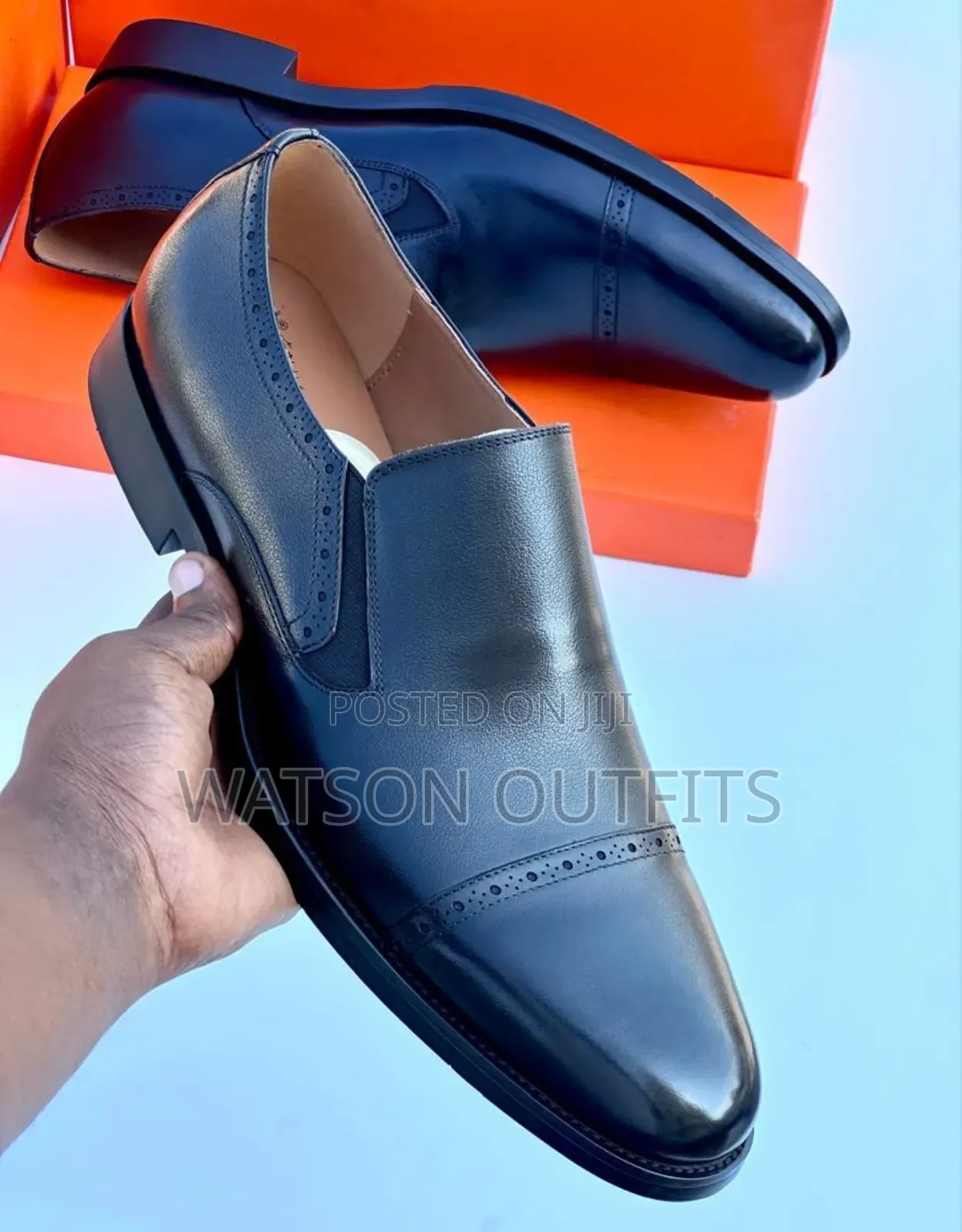 Anax Brand Big Size 47 48 49 Men's Leather New and Original Shoes