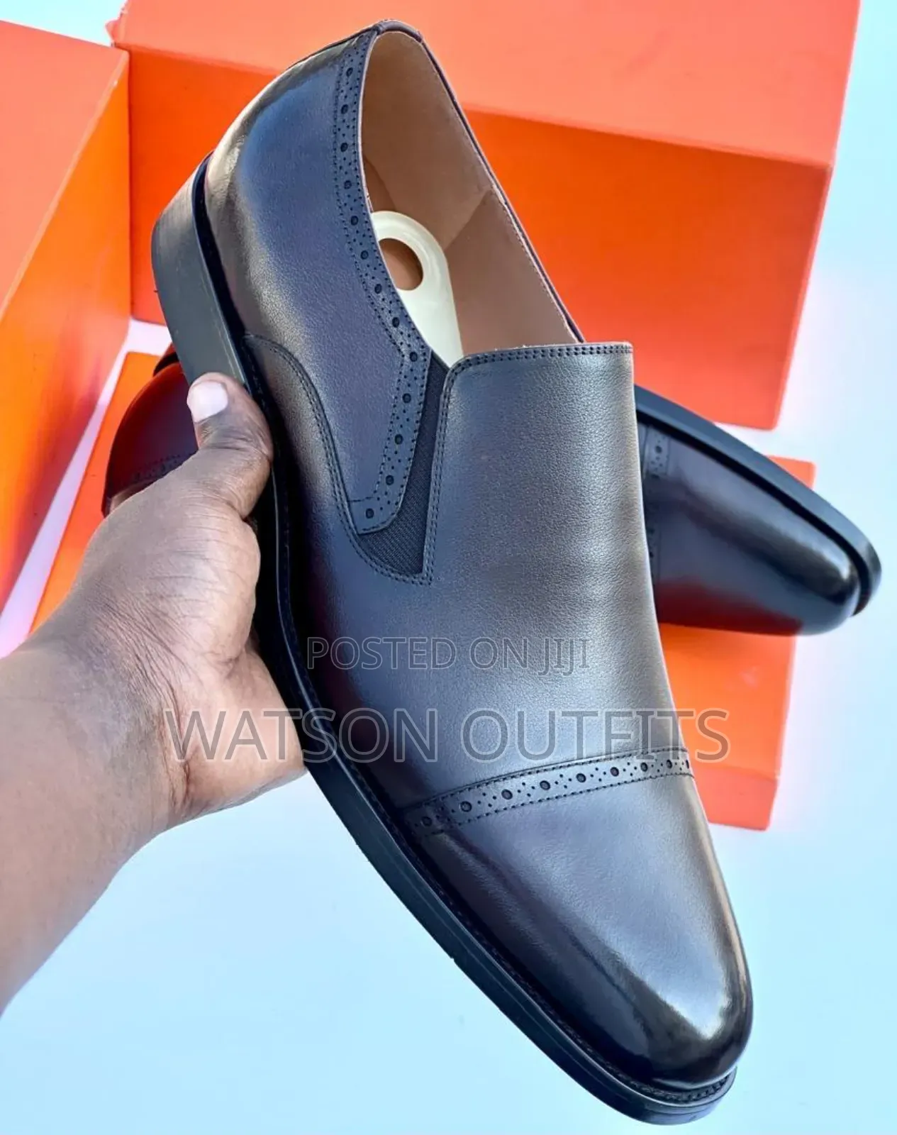 Anax Brand Big Size 47 48 49 Men's Leather New and Original Shoes