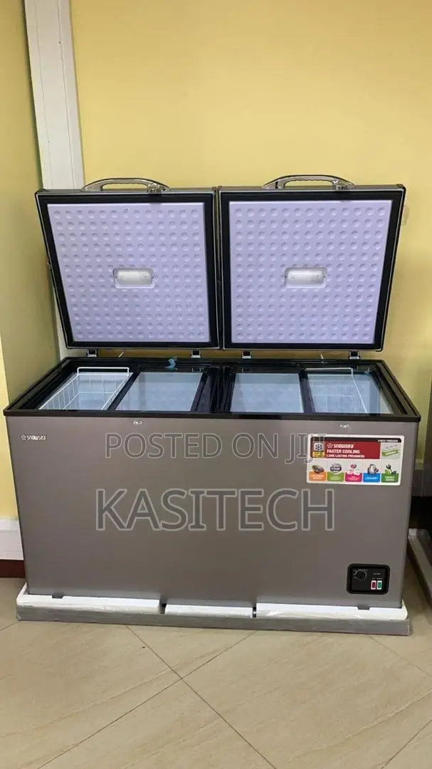 Snow Chest Freezer Double Door 400 Litres