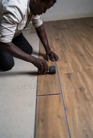 Inter-Locking Tiles- Wooden SPC Floor in Tanzania.