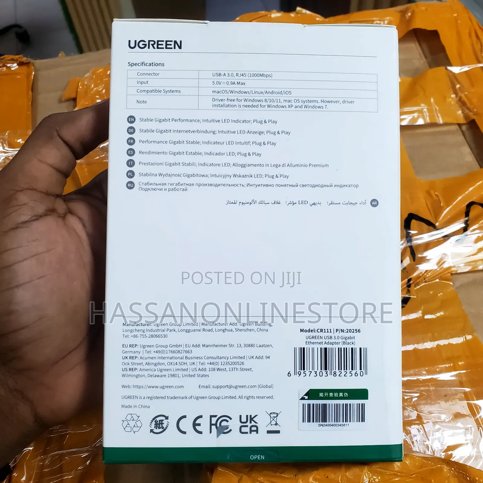 Ugreen Usb 3.0 to Gigabit Ethernet Adapter