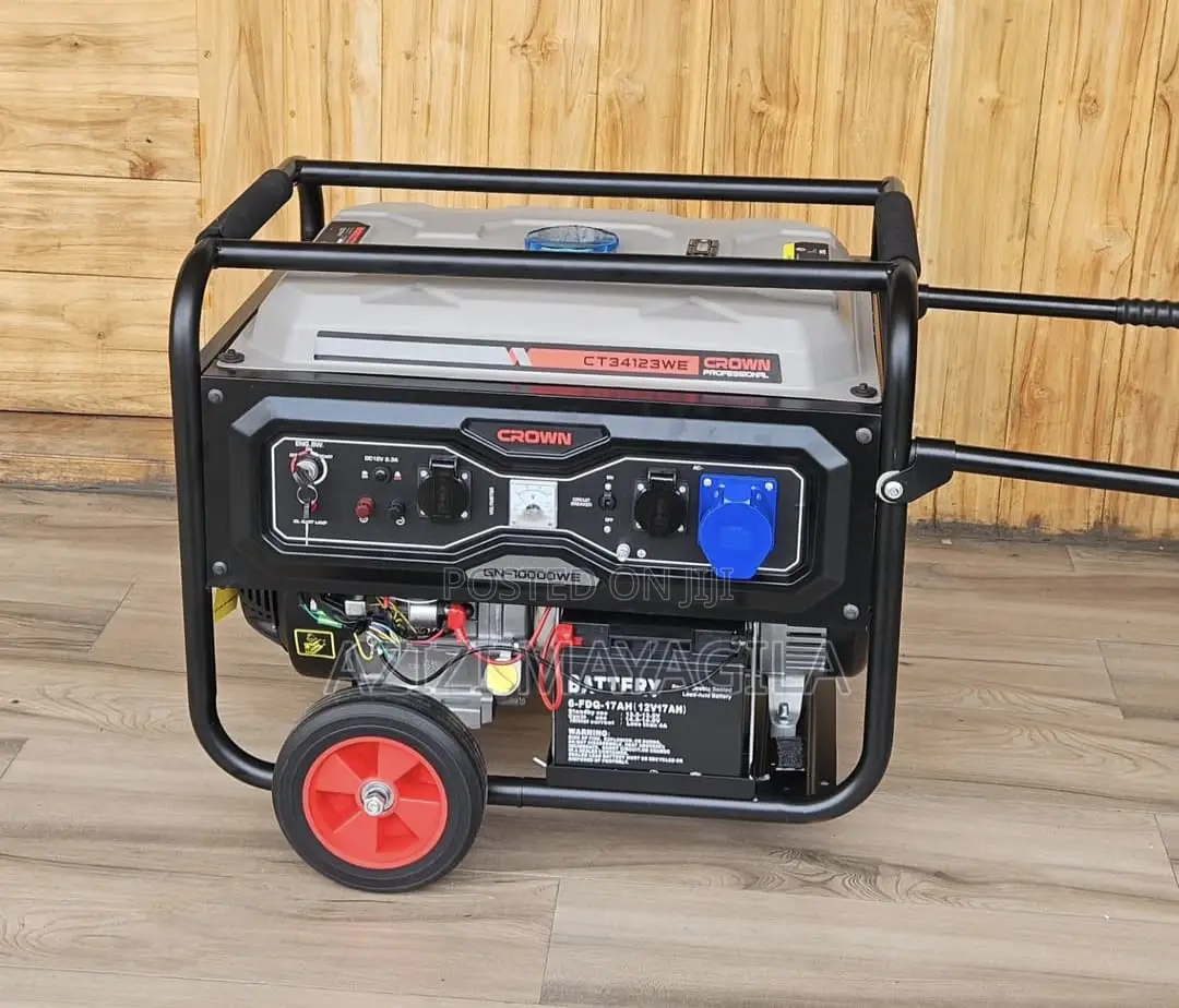 Crown Petrol Generator 10kva, 8.5 Kw