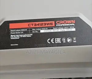 Crown Petrol Generator 10kva, 8.5 Kw