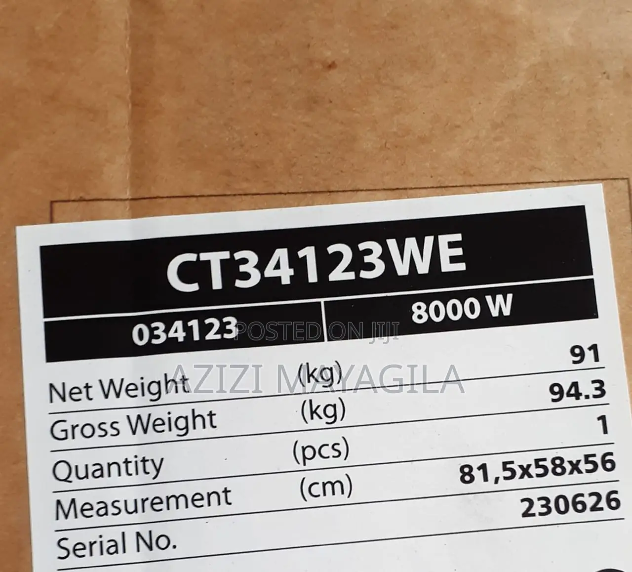 Crown Petrol Generator 10kva, 8.5 Kw