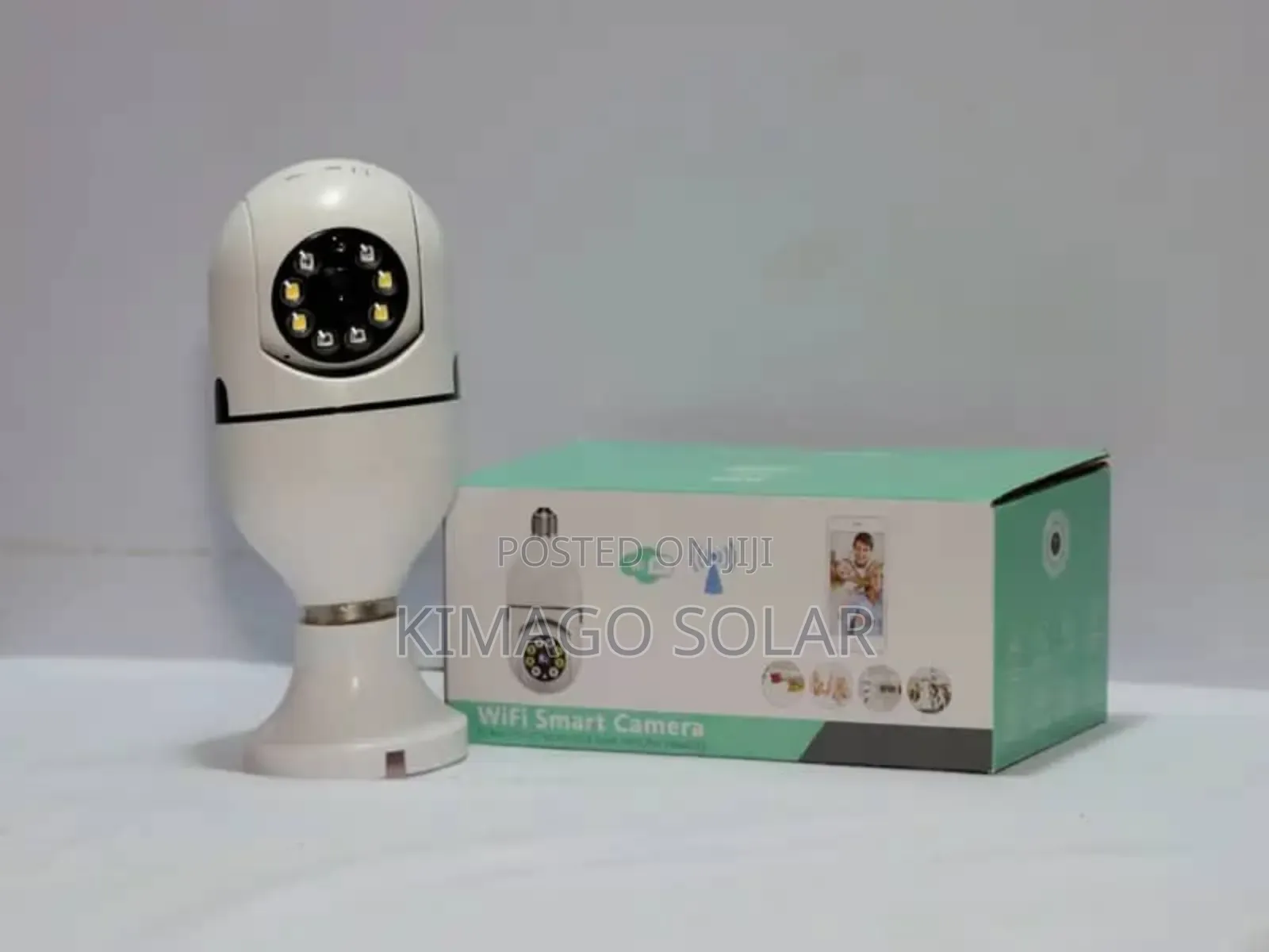 Smart Bulb PTZ Camera Wifi 360° Full View, Two Way Audio