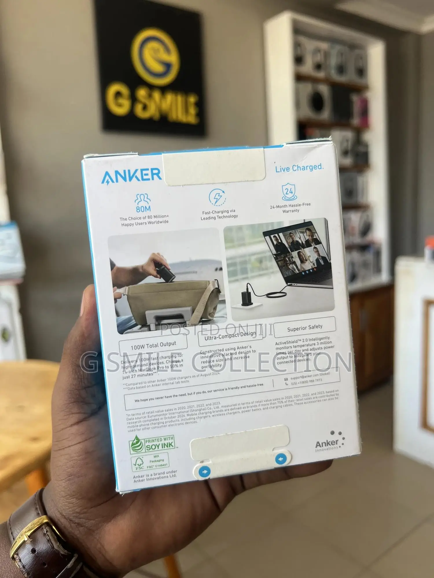 Anker Nano Charger (100w) With Usb-C Cable