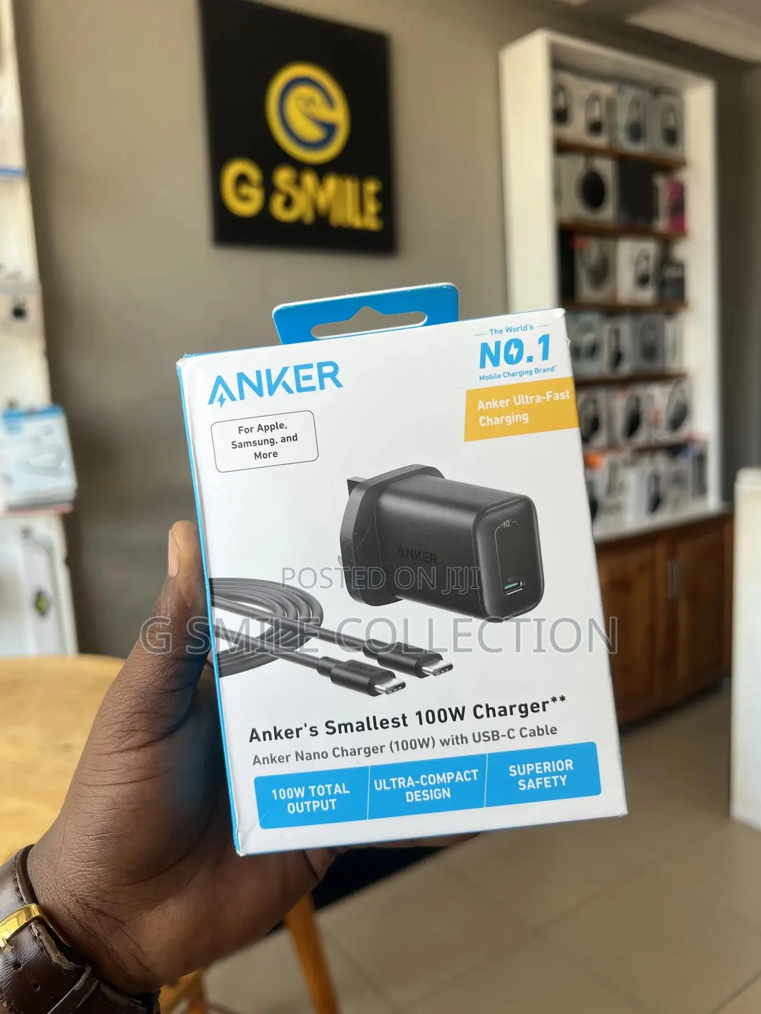 Anker Nano Charger (100w) With Usb-C Cable