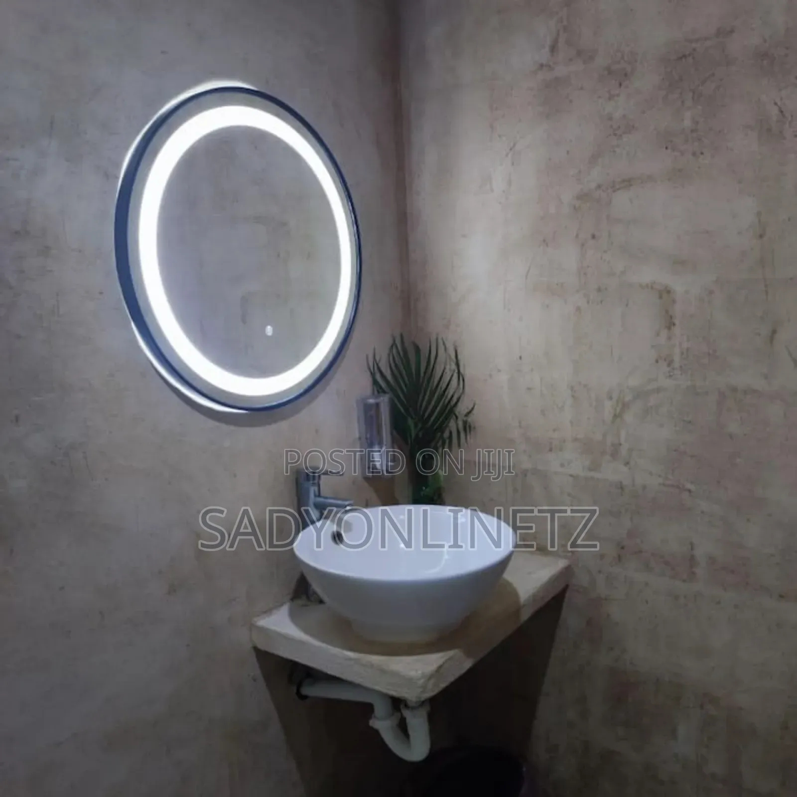 Led Bathroom Mirror With Smart Touch Button 60×60cm