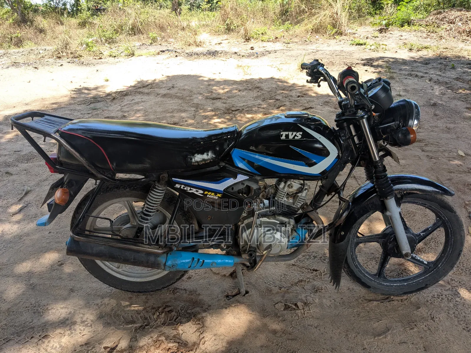 TVS HLX 125 2025 Black