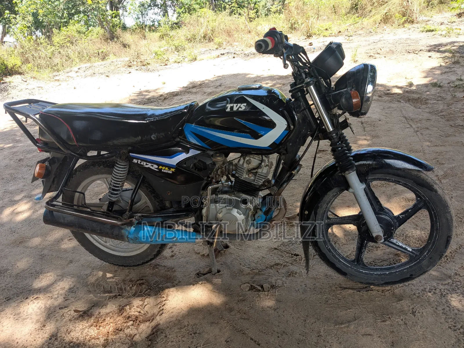 TVS HLX 125 2025 Black