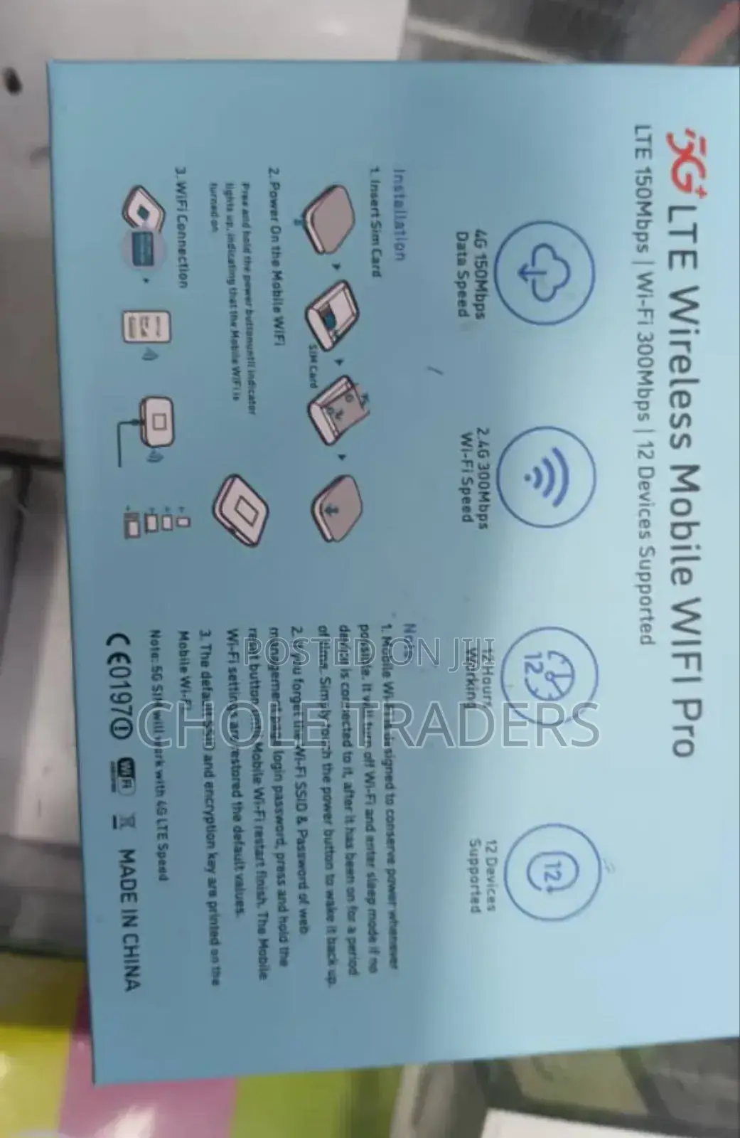 FNXT 5g Lte Wireless Modem Mifi / Wifi Pro Router.