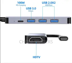 5-in-1type-C Intelligence Extension Hub/Docking Station(Usb-C to Hdtv)