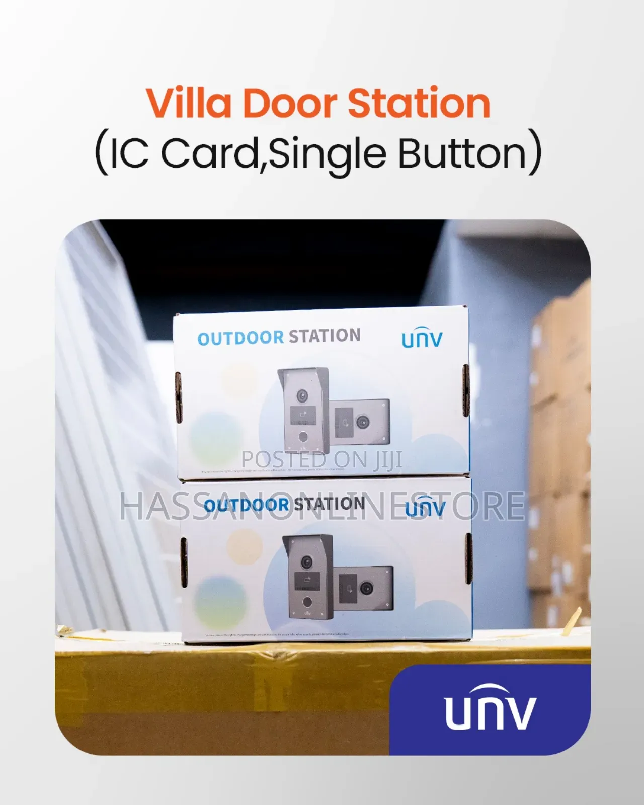Unv Oeu-201s-HMK-Z Villa Door Station(Ic Card,Single Button)