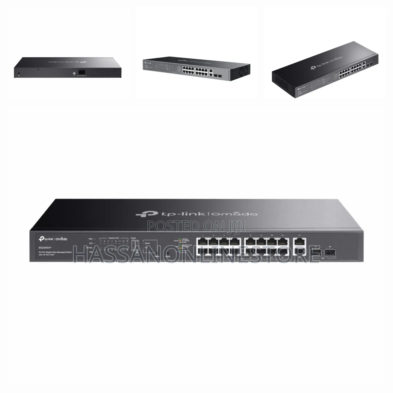 Tp-Link Es220gmp Omada 20port Gigabit Managed Switch With 16-Port Poe+
