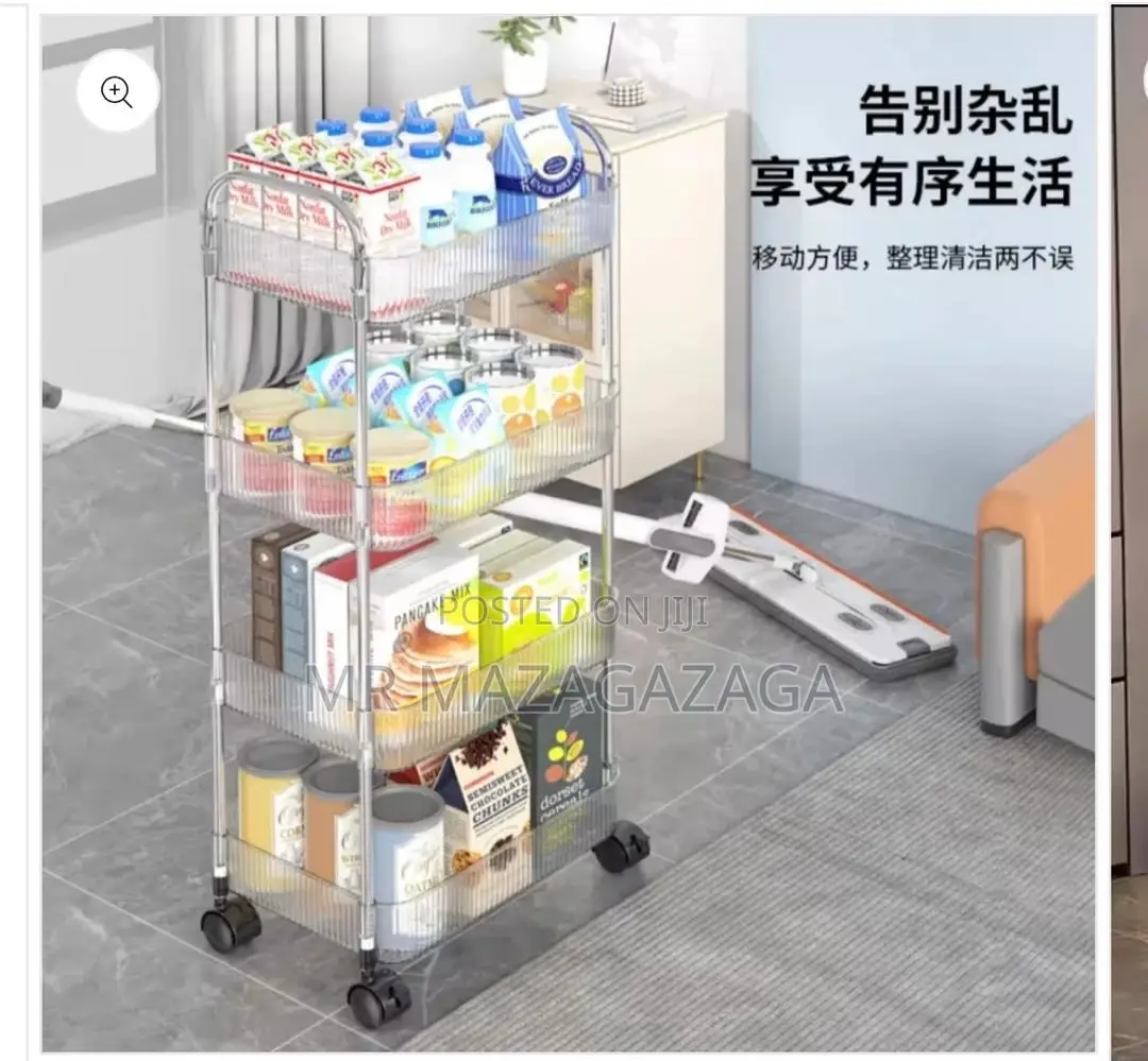 Acrylic Trolley 4 Layer