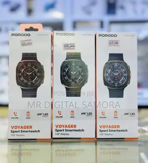 Porodo Voyage Sport Smartwatch 143” Display