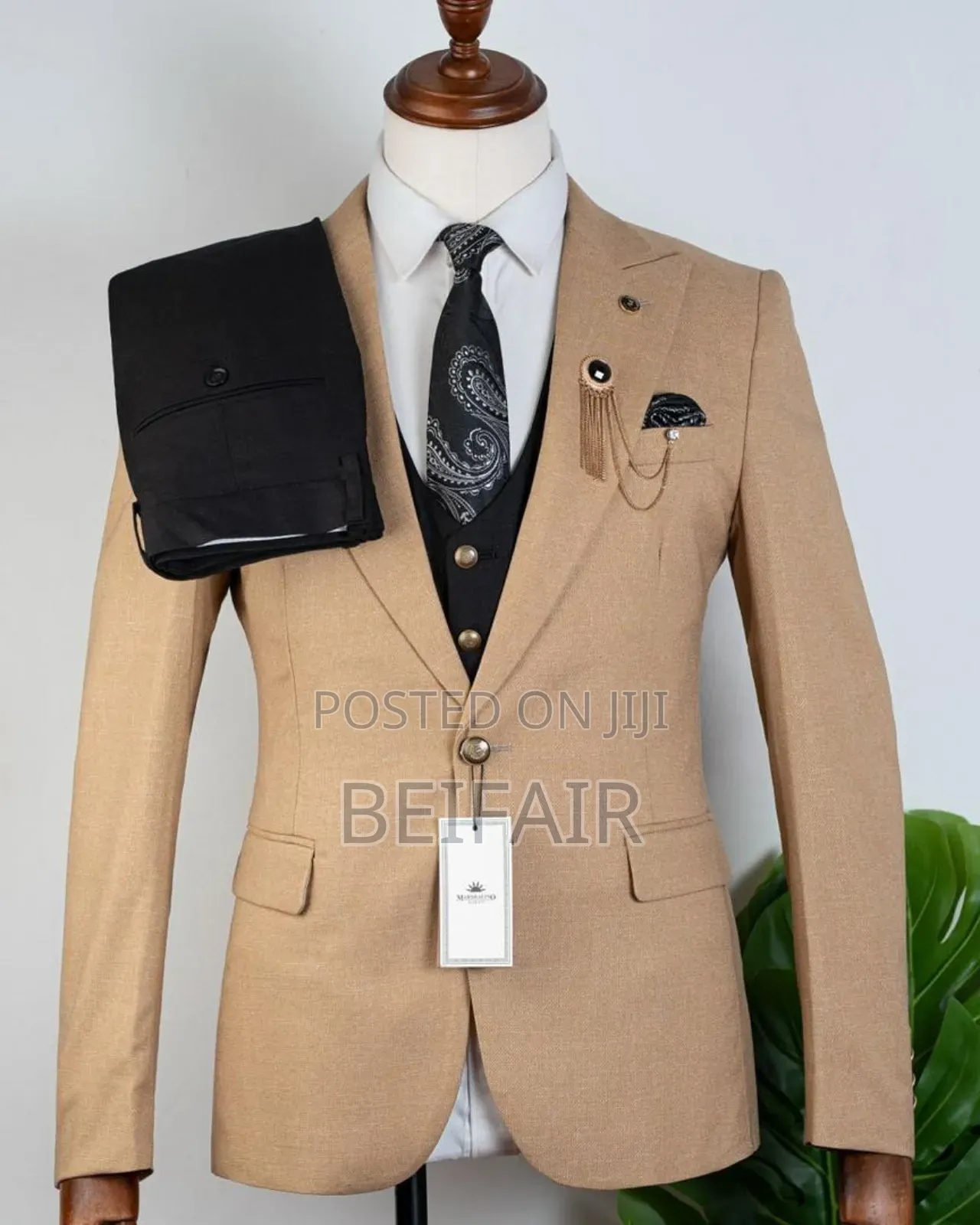 Mixed Khaki and Black