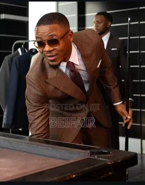 Brown Suit Detailed