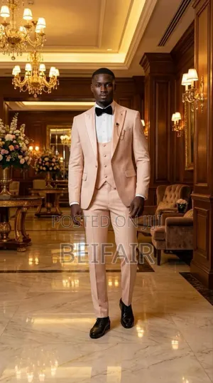Taxedo Beidge Suit
