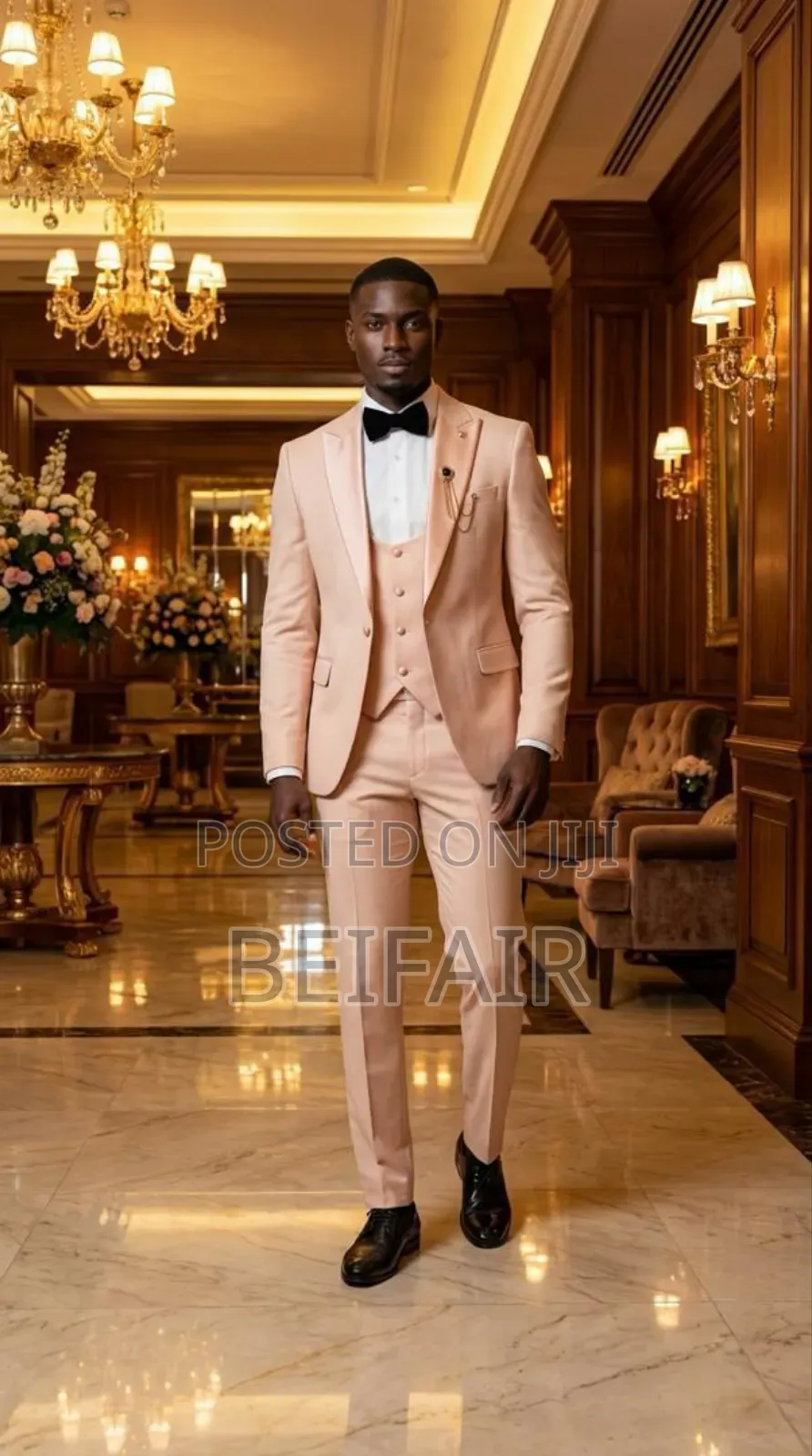 Taxedo Beidge Suit