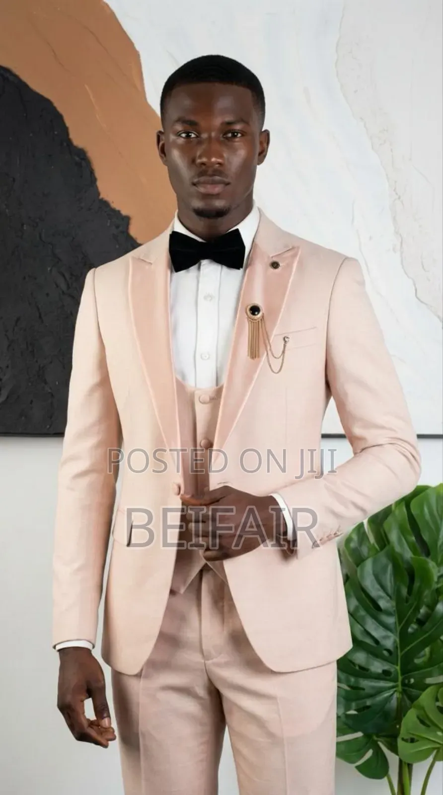 Taxedo Beidge Suit