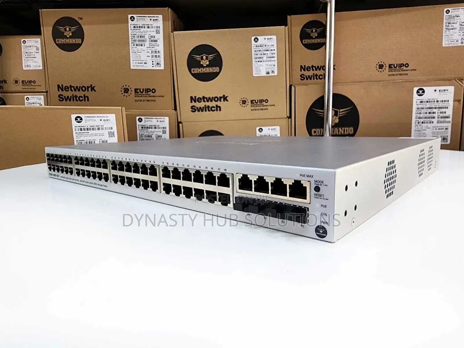 E2000-48gp+8cf 48 Gigabit Poe Manageable Switch