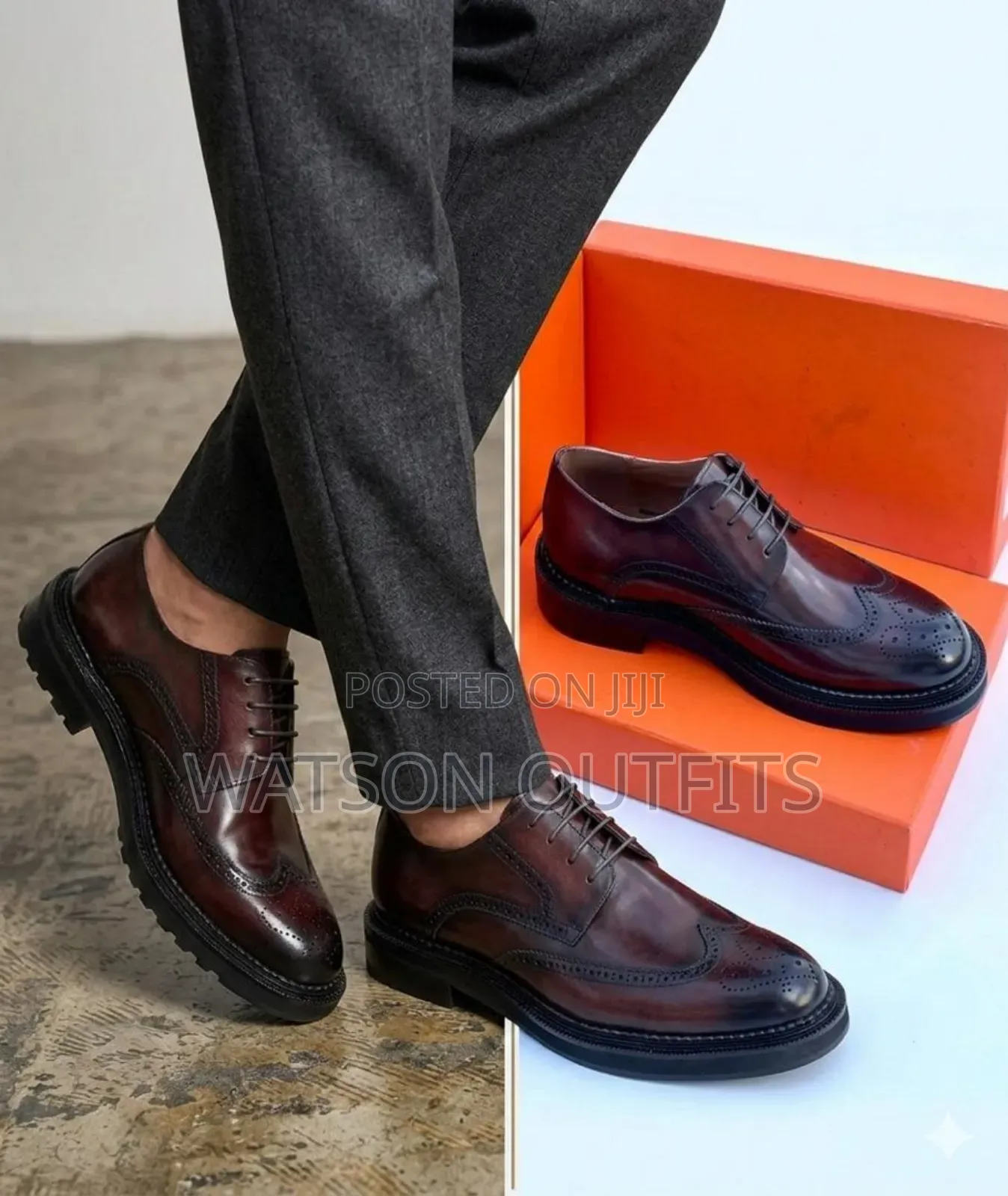 J.M.Weston Brand New Men's Leather Shoes Very Classical