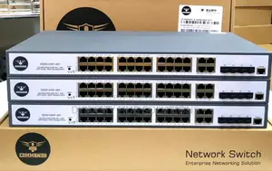 E2000-24gp+8cf 24ports Gigabit Poe Manageable Commando Switch