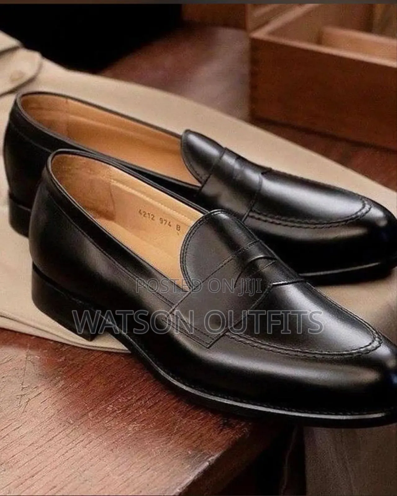 Anax Brand New Men's Leather Shoes