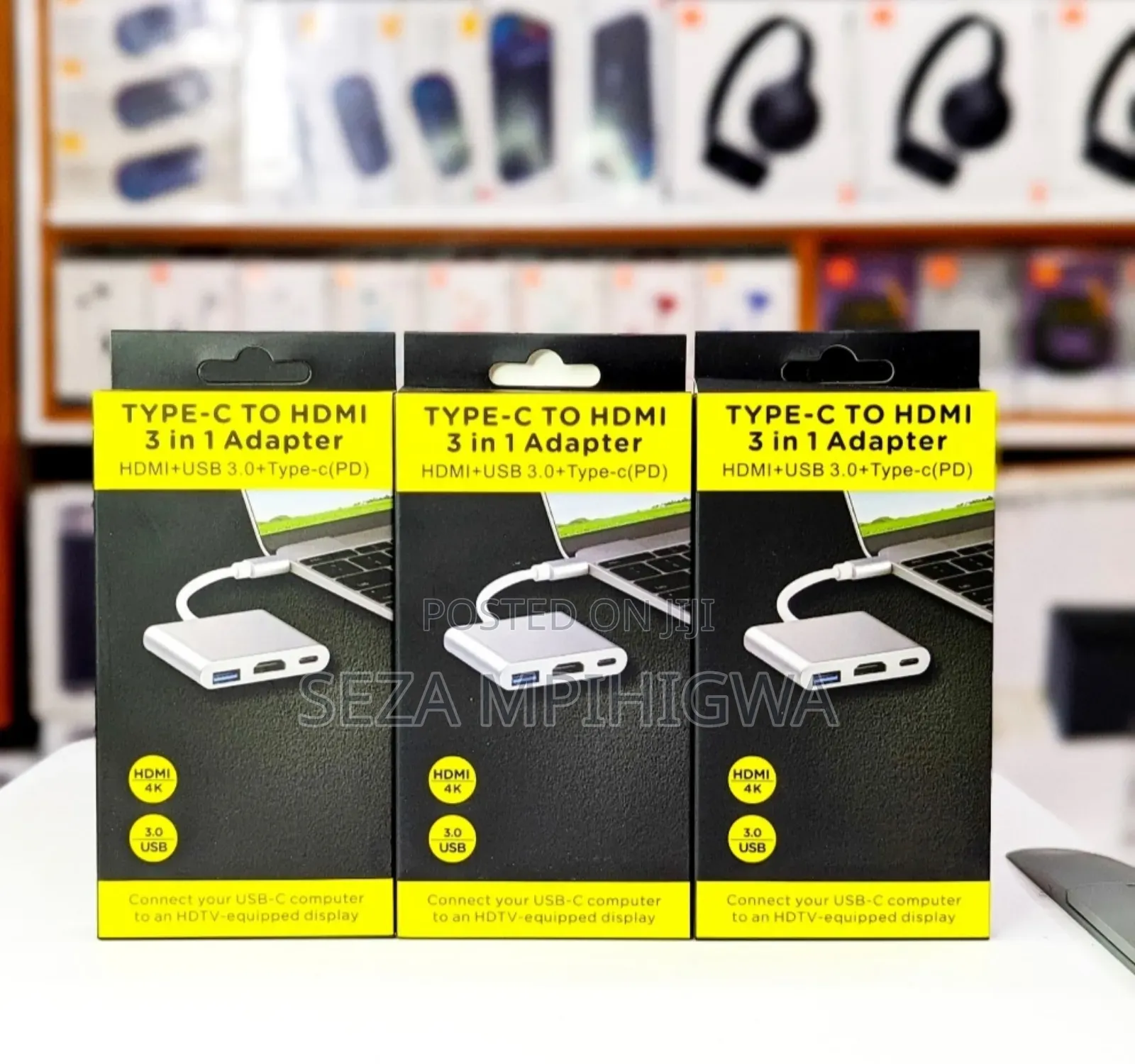 Type-C to Hdmi 3 in 1 Adapter