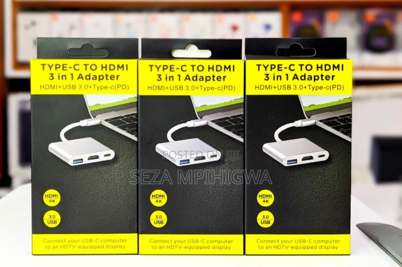 Type-C to Hdmi 3 in 1 Adapter