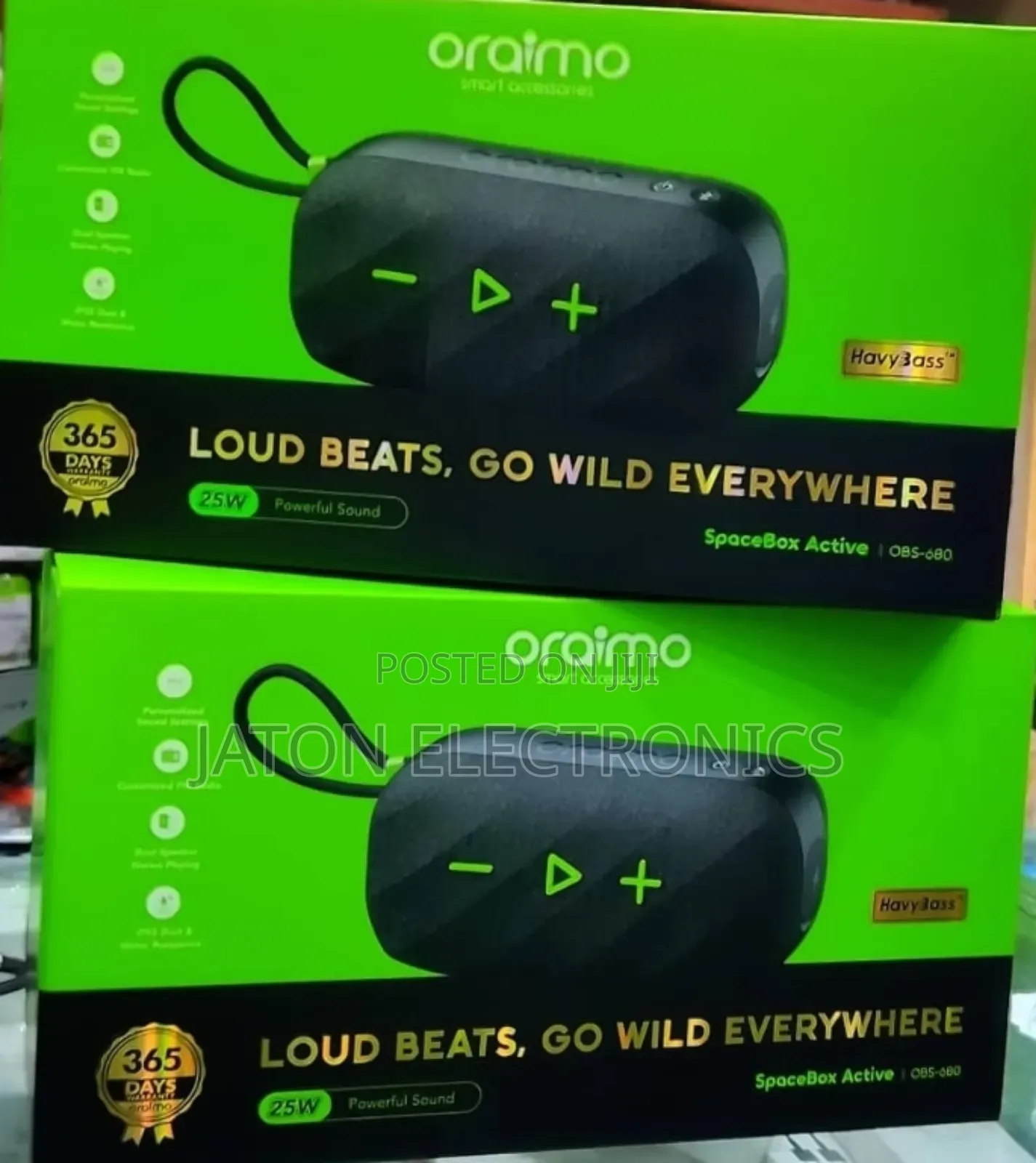 Oraimo Loud Beats Heavy 25watts