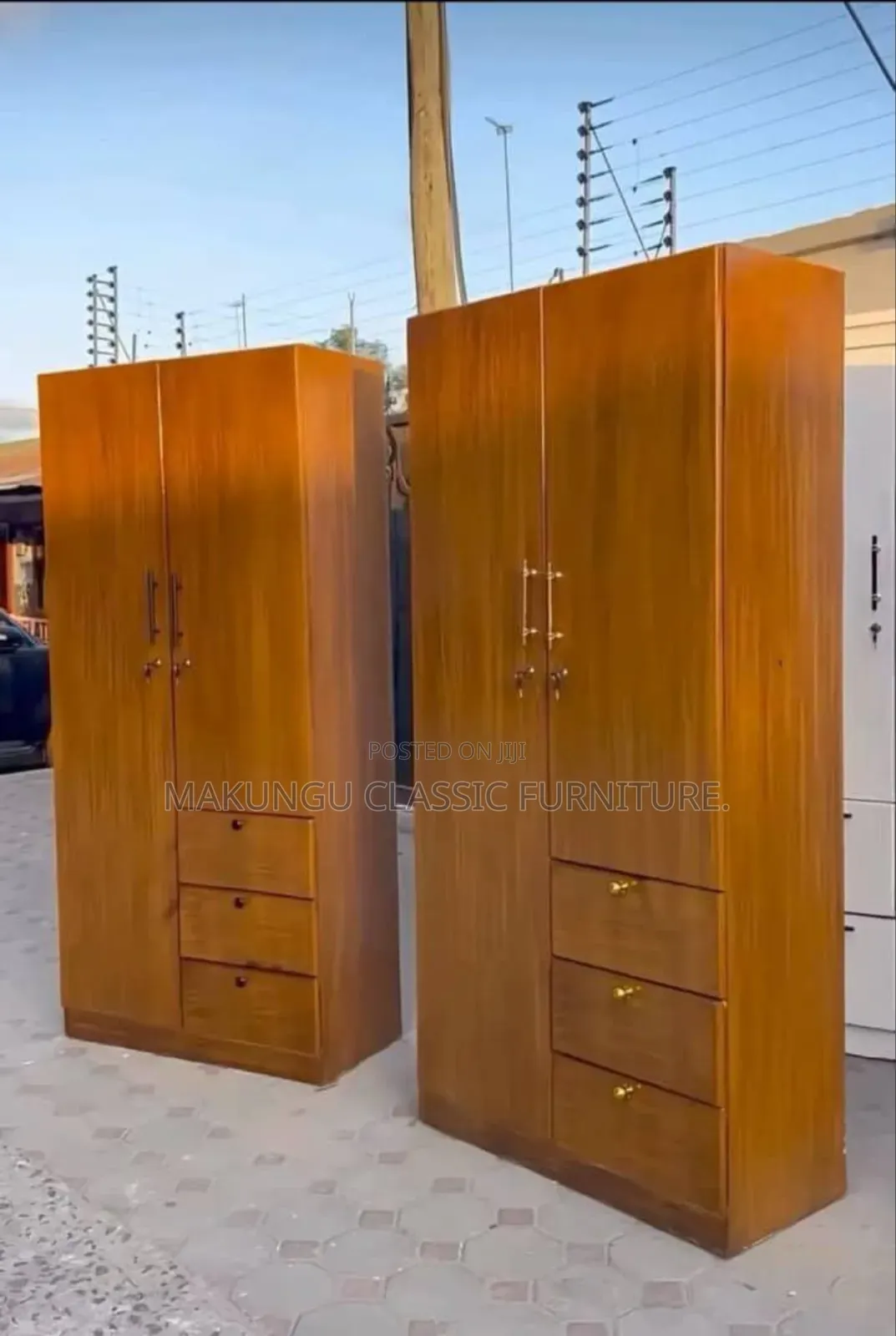 Kabati Za Nguo Milango Miwili Ni Modern Na Simple Design