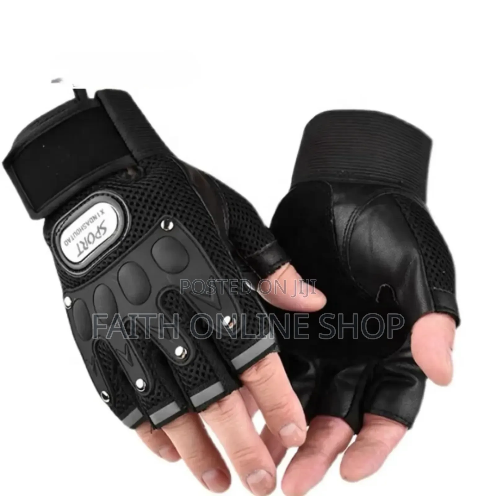 Sport Half-Finger Gloves Size (L)