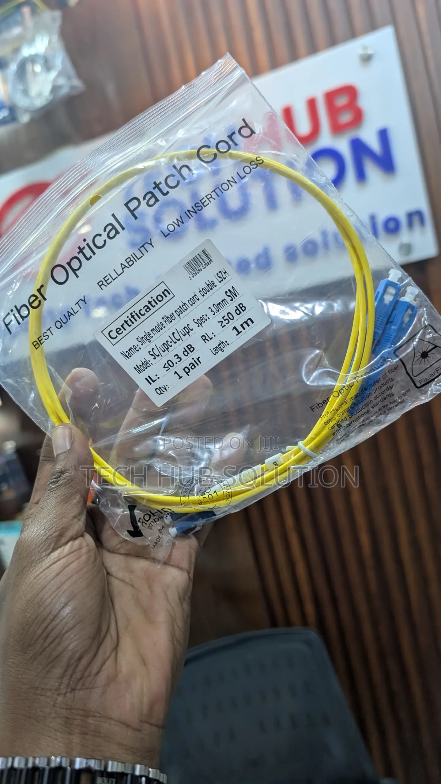 3m Fibre Patch Cord LCSC