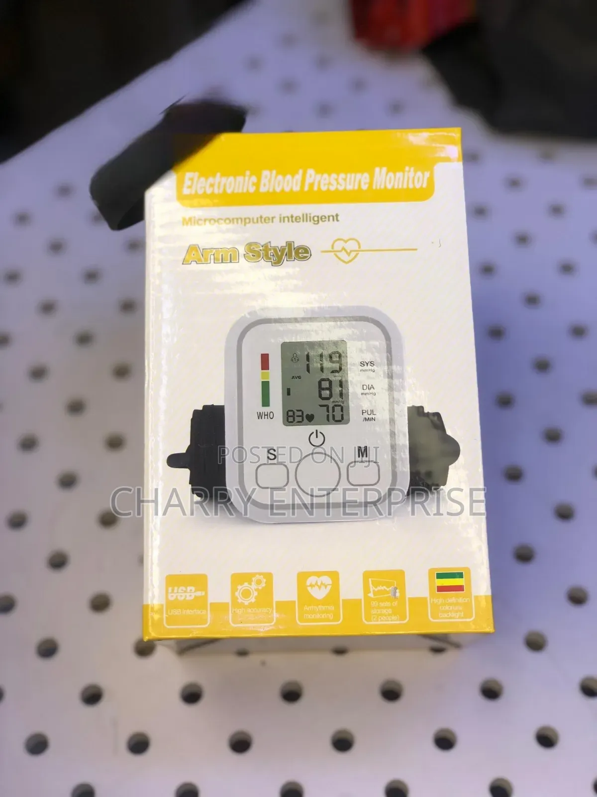 Digital Rechargeable Electric Blood Pressure Bp Monitor Machine